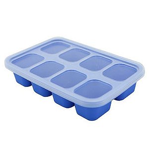 Forminha para papinhas em silicone Hipopotamo (8 cubos)