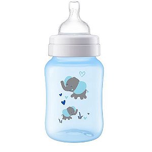 Mamadeira 260ml Linha Clássica Philips Avent - Elefante Azul