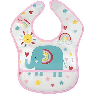 Babador com bolso Arco Iris Buba