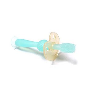 Escova de dente de silicone Haakaa 360 - Azul