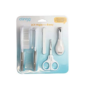 Kit Higiene Easy Cinza  Clingo