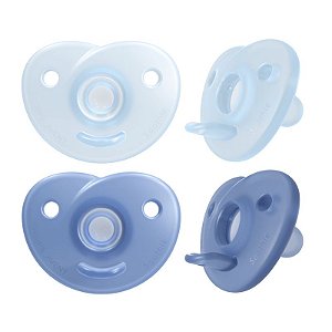 Chupeta Soothie 4-6M dupla Philips Avent Azul