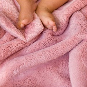 Cobertor Plush Cosy 0,90X1,10 Rosa