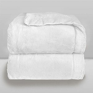 Cobertor Plush Cosy 0,90X1,10 Branco
