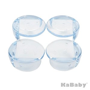 Kit  Protetores de Quina Arredondados Kababy - (4 Unidades)