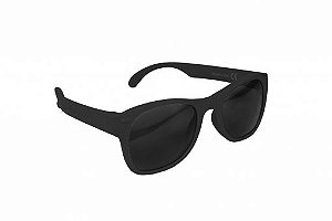 Óculos de Sol Infantil Flexível Roshambo Eyewear  4 a 12 anos - Preto