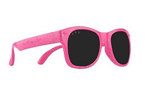 Óculos de Sol Infantil Flexível Roshambo Eyewear  2 a 4 anos - Pink Glitter