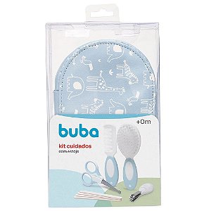 Kit Cuidados Bebê com Estojo Buba - Azul