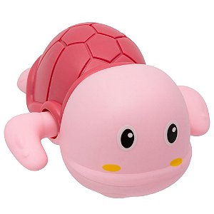 Brinquedo de Banho Tartaruga Rosa Buba
