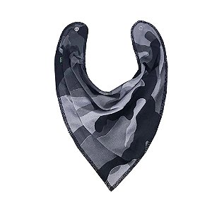 Babador Bandana Tecido Duplo Gumii – Camuflado Cinza