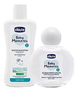Kit Baby Moments Shampoo/Sabonete E Água De Colônia Chicco