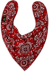 Babador Bandana Tecido Duplo Gumii – Bandana Vermelha