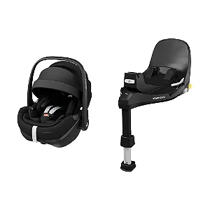 Bebê Conforto Pebble 360 Pro² Com Base FamilyFix 360 Pro Maxi-Cosi - Essential Black