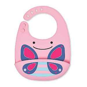 Babador De Silicone Skip Hop Zoo Borboleta
