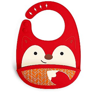 Babador De Silicone Skip Hop Zoo Raposa