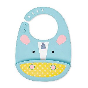 Babador De Silicone Skip Hop Zoo Unicórnio