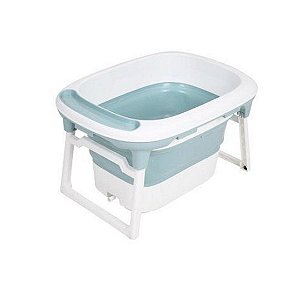 Banheira De Plástico Media Azul Baby Pil