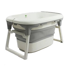 Banheira De Plástico Media Cinza Baby Pil
