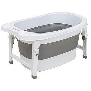 Banheira Dobrável Ofurô Oyster Kiddo Cinza