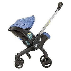 Bebê Conforto 3 em 1 Que Vira Carrinho Embee Azul