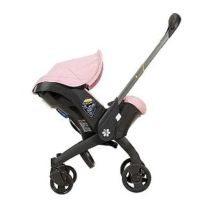 Bebê Conforto 3 em 1 Que Vira Carrinho Embee Rosa
