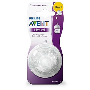 Bico De Mamadeira Avent Pétala Fluxo Recém Nascido 0M+ - BR