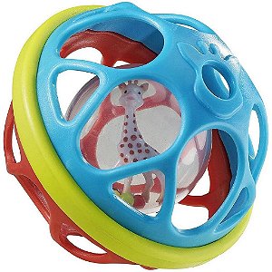 Bola Macia Girafa Sophie Com Chocalho