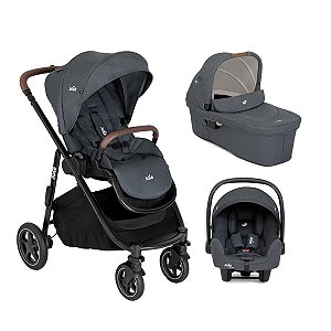 Carrinho De Bebê Joie Combo Versatrax E Chumbo Moonligh