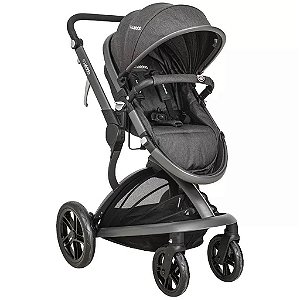 Carrinho De Bebê Kiddo Quantum Melange com Preto