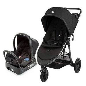 Carrinho Travel System Gia XP TS TRIO Midnight Black - Maxi-Cosi