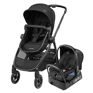 Carrinho Travel System Maxi-Cosi Anna³ Trio Essential Black