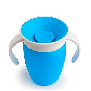 Copo De Treinamento Munchkin Miracle Azul 6M+ 207ML