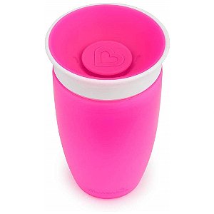 Copo De Treinamento Munchkin Miracle Rosa 12M+ 296ML