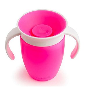 Copo De Treinamento Munchkin Miracle Rosa 6M+ 207ML
