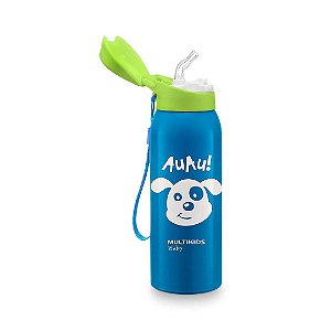 Copo Térmico Infantil Com Canudo Multikids Keep It Cool Azul
