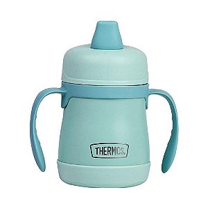 Copo Térmico Infantil Thermos Menta Inox 210ml
