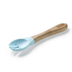 Garfo Infantil de Treinamento Bam n' Boo Fisher Price 6M+ Azul