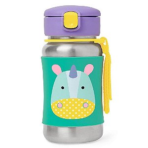 Garrafa Skip Hop Zoo Aço Inoxidável Unicórnio