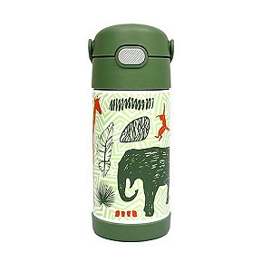 Garrafa Térmica Infantil Thermos Funtainer Reino da Selva 355ML