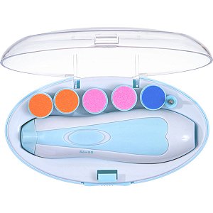 Kit Lixa De Unha Elétrica Para Bebês Buba