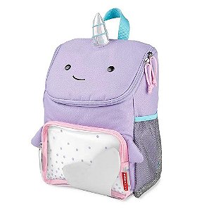 Mochila Skip Hop Zoo com Divisórias Baleia Narval
