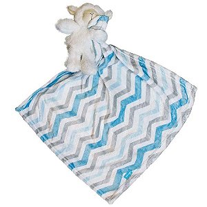 Naninha Infantil Clingo Extra Grande Ovelhinha Azul