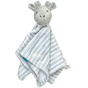 Naninha Infantil Clingo Girafinha Listrada Cinza