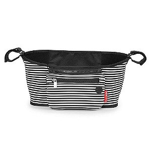 Organizador Para Carrinho De Bebê Skip Hop Listrado Preto e Branco