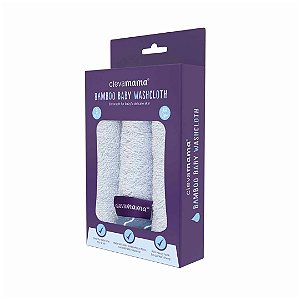 Paninhos Para Boca de Bambu Clevamama Azul -3 Unidades