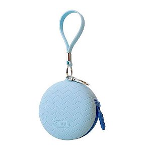 Porta Chupeta Clingo Azul