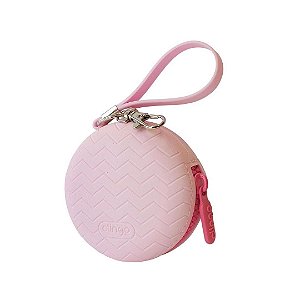Porta Chupeta Clingo Rosa