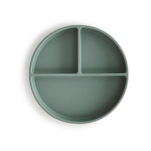 Prato De Sucção Infantil Mushie Cambridge Blue - BR
