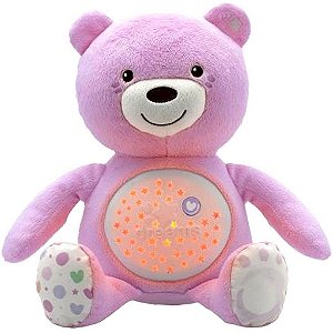Projetor Chicco Bebê Urso Rosa