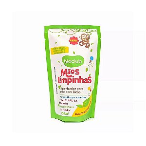 Refil Higienizador Sem Álcool - Mãos Limpinhas Bioclub 200ML